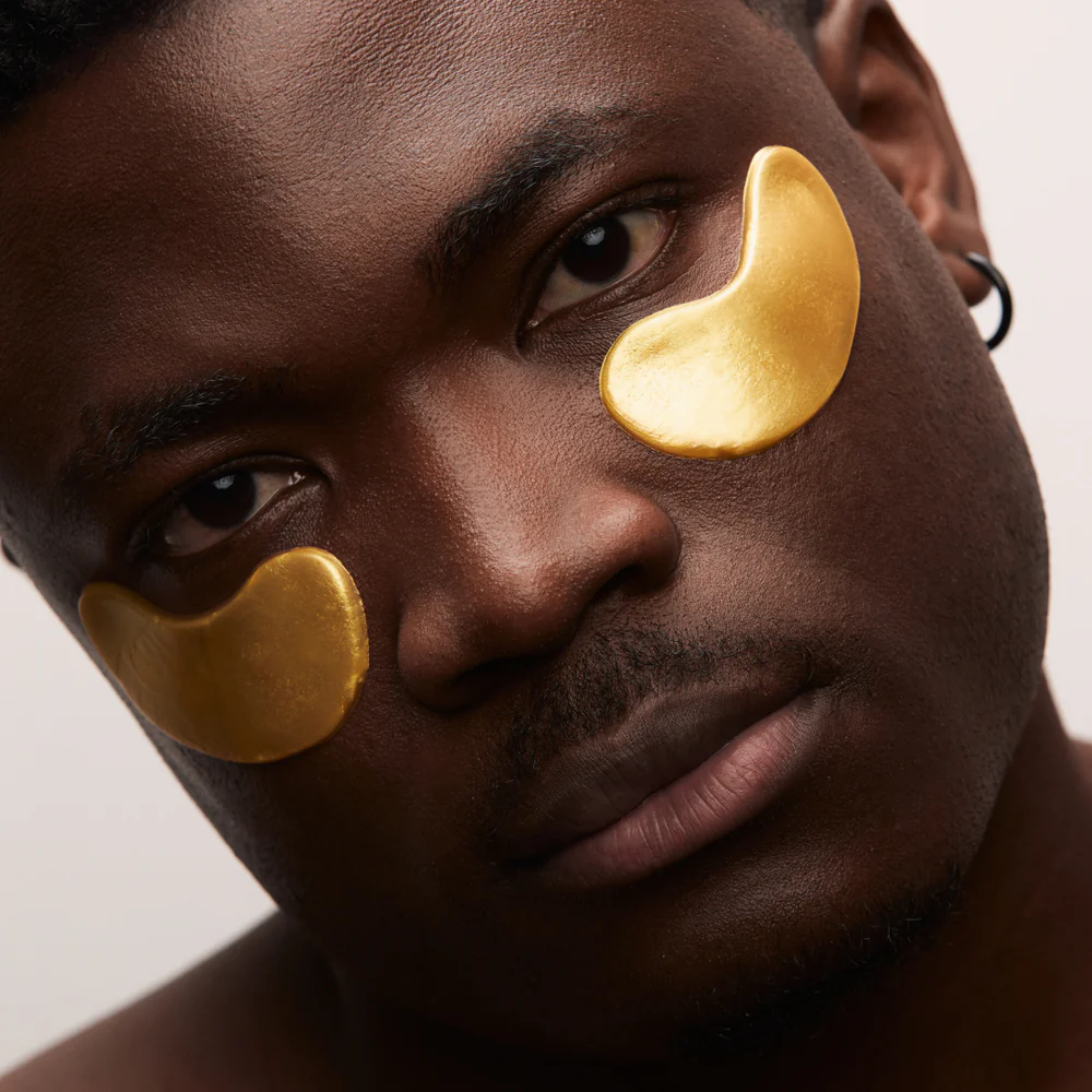 Gold Eye Patches view 3