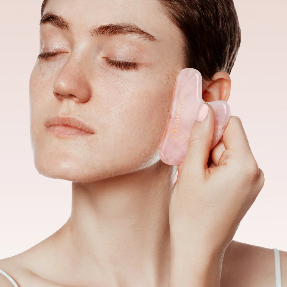 Rose Quartz Roller & Gua Sha Set view 4
